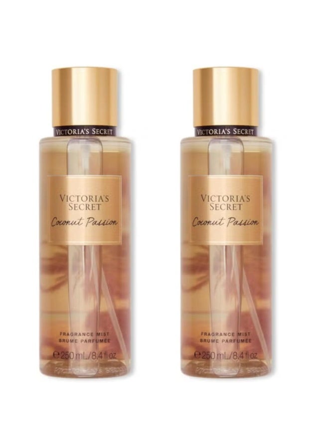 Coconut Passion Fragrance Body Mist 250 ML 2 pcs